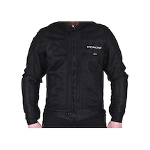 Venom Motosiklet Montu Urban Erkek Siyah Fileli Motorcu Mont