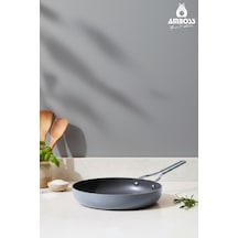 Amboss Sera Nova Yanmaz Yapışmaz Seramik Tava 24 Cm - Gri Amboss Sera Nova Yanmaz Yapışmaz Seramik Tava 24 Cm - Gri