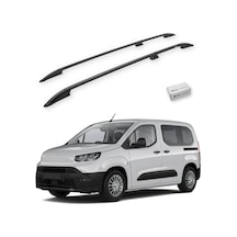 Turtle Toyota Proace City 2019-2025 / Uzun Şasi Tavan Çıtası Crown Siyah