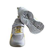 Almerakids Almera Kids Çocuk Spor Ayakkabı Cırt Cırtlı, Hafif Taban, Günlük & Okul Kullanımı Gri