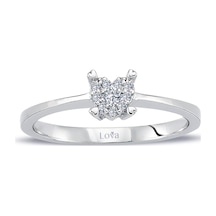 Lova 0,30 Karat Tektaş Görünümlü Pırlanta Yüzük - 1020427