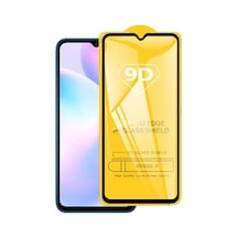 Ally Xiaomi Redmi 9 9d Full Glue Tempered Cam Ekran Koruyucu- 5775
