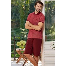 Eros Erkek Polo Yaka Pijama Takım