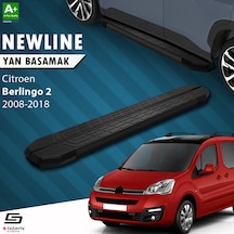 S-dizayn Citroen Berlingo 2 Newline Siyah Yan Basamak 193 Cm 2008
