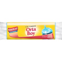 Koroplast Eko Endüstriyel Orta Boy Çöp Torbası 55 x 60 CM