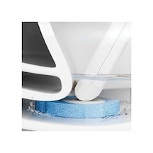 Hijyenik Kullan At Klozet Fırçası 10&apos Lu Yedek Süngeri - Tek Kullanımlık Tuvalet Temizleyici - Bakterisiz Ve Kokusuz Banyo Temizliği Beyaz, Yuvarlak 508 Yeşil
