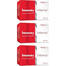 Imuneks Inflamax Optimize Zerdeçöp Curcumin 60 Kapsül 3 Adet