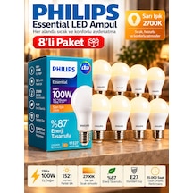 8 Adet 13w Sarı Işık 2700k E27 Duylu Kalın Duy Led Ampul