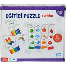 Eğitici Puzzle Renkler 60 Parça Çocuk Oyuncak Eğitici Montessori