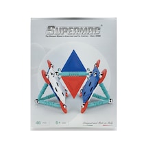 Supermag 46 Parça Manyetik Yapı Ve Geometri Seti- Stem Eğitici Manyetik Oyuncak