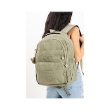 Baginn Kadın Sırt Çantası Laptop Bölmeli Çok Cepli Hafif Klinkır Kumaş 40 30 Cm 001