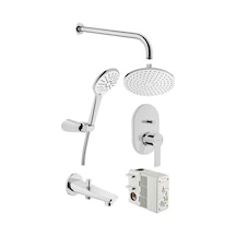 Artema Fold S Ankastre Banyo Duş Takımı Seti Krom
