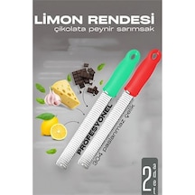 Zenvac Limon Rendesi - Uzun Peynir Çikolata Sarımsak Rendesi 2 Li Set 721979 Zenvac29 Renkli