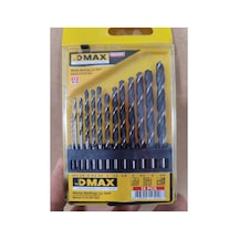 13 'lü Paket Çelik Metal Alüminyum Delici Uç 1.5 - 6.5 Mm Çap Metal Delme Hss Matkap Ucu Seti