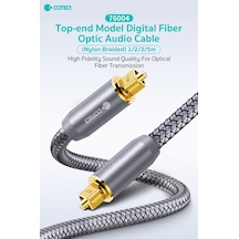 Özel Seri Coteci 1m Fiber Optik Ses Kablosu Teknoloji Kablo