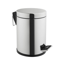 Vitra Arkitekta A44054 Paslanmaz Çöp Kovası, 3 Litre Gümüş Rengi