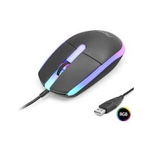 Gaming Mouse Optik 1200 Dpi Usb Rgb - Siyah Gm150b/la Diğer Gaming Mouse Optik 1200 Dpi Usb Rgb - Siyah Gm150b/la Diğer