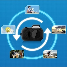 Springsun Y3000 Dijital Video Kamera 0.96 Inç Ekran Mini 1080p Hd Kamera Açık Hava Sporları Cep Kamerası Ekran Kaydedici Araba İl