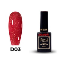Adanil 15 ML Misyul Profesyonel Kalıcı Oje Kırmızı Disko No:D03