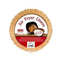 50pcs Yuvarlak Taban: 16cm - Kenar: 4.5cm Air Fryer Pişirme Kalıp Kağıt 5468 Çok Renkli