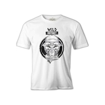 Wild Instinct - Kaplan Beyaz Erkek Tshirt
