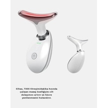 Cosmotex Kablosuz Şarjlı Yüz Sıkılaştırıcı Cihaz Ems Mikro Akım Anti-aging Masaj Aleti Çok Renkli