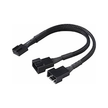 1 To 2 Çoğaltıcı 25cm Fan Uzatma Kablosu Y Tip 4 Pin 3 Pin Bilgisayar Kasa Anakart Ekran Kartı