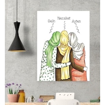 Kişiye Özel Türbanlı Karikatürlü Afiş Poster (50 X 70 Cm.) 42784