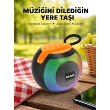 Rgb Led Işıklı Güçlü Baslı Kablosuz Hoparlör Yeni Nesil - Lisinya