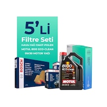Peugeot 301 1.6 Bluehdi Dizel Filtre Bakım Seti Motul Motor Yağlı 2014-2020 5 Li 8200BKMFLSHNGFL18082