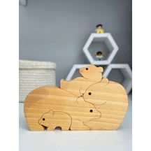 Hbs Art Design Ayı Ailesi Desen Dekor Oyuncak