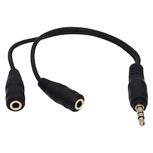 Powermaster 3.5 Mm Erkek-2 Stereo Dişi Kulaklık Çoklayıcı Kablo