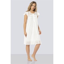 Türen 3284 Gecelik - Ekru Ekru