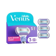 Gillette Venus Extra Smooth Kadın Bıçakları, 3 Yedek Bıçak