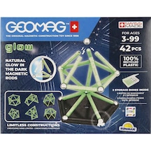 Geomag Glow Karanlıkta Parlayan Seri Zeka Oyunu Manyetik Bloklar 42 Parça