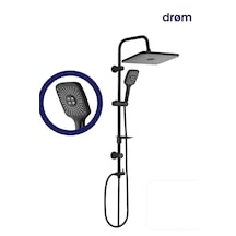 Kana Vann Tepe Duş Seti - Siyah Siyah