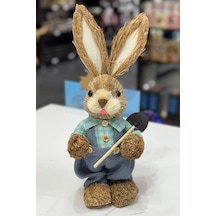 Beysüs Paskalya Tavşanı Mavi 35 Cm Diğer