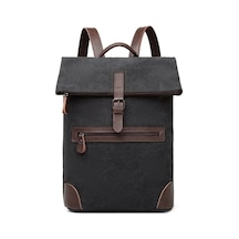 Cactive Kanvas Siyah Unisex Sırt Çantası CTV-1300