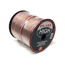 Class 2X0-75 Mm Hoparlör Kablosu 100Metre Şeffaf