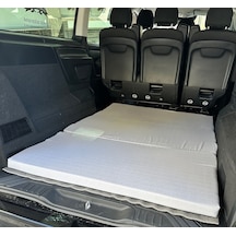 Araç Yatağı Sünger Katlanabilir Oto Yatağı Üniversal 120x180x6 Cm-tesla Ve Birçok Modele Uygun-gri