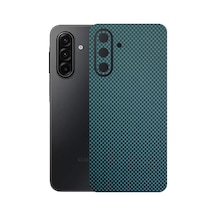 Kapps Samsung Galaxy A17 İle Uyumlu Fiber Serisi Premium Arka Kapak Kaplama Kenarlar Yoktur