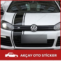 Kaput Şerit Sticker Kaput Sticker Şerit Oto Sticker Araba Sticker