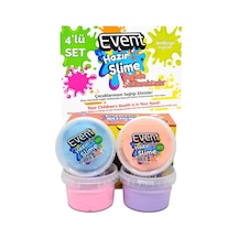 Özel Kutulu 4 Renk 180 Gr Hazır Slime Ce Belgeli Kaliteli Ürün Ele Yapışmaz Karışık Set