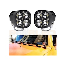 Ahmet Otomotiv Off Road Ve Arazi Aracı 3 İnç Amber Beyaz Renk Çalışma Ve Sis Lambası Motosiklet