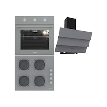 Termikel BO O6435C A - BH P6144C A - CH S6532C BA Ankastre Set Antrasit