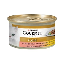 Gourmet Gold Kedi Yaş Maması Somon Ve Tavuk 85 G