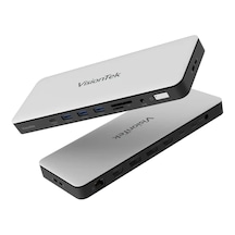 Visiontek Vt2600 Usb-c Docking Station 3 Monitör Desteği 100w Şarj Triple Display 901531