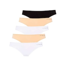 U.S. Polo Assn. U.s Polo Assn. 67006 Kadın 5 Li Kıl Lastiklı Slip-siyah&ten&beyaz&ten&beyaz mix color