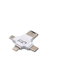 Mobitell Apple Uyumlu iPhone Micro Usb Type-C Tf Kart Okuyucu Reader