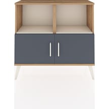 Arges Şifonyer 2 Raflı 2 Kapaklı 88x30x80 Çam-antrasit/aytaşı Antrasit/aytaşı